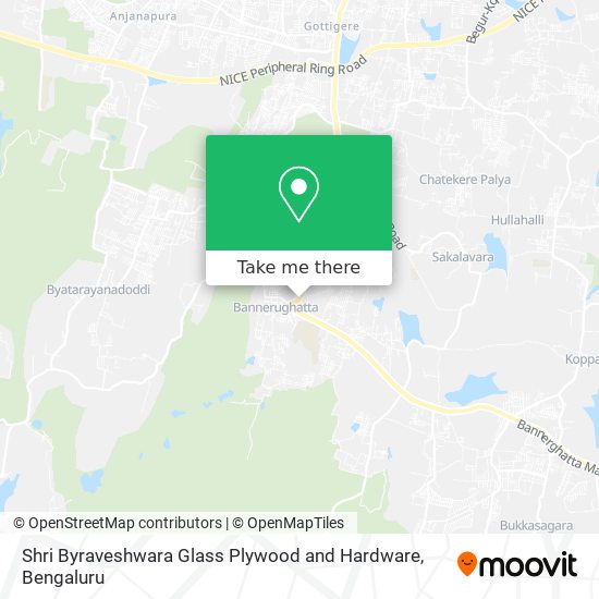 Shri Byraveshwara Glass Plywood and Hardware map