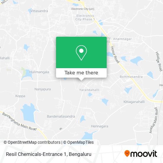 Resil Chemicals-Entrance 1 map