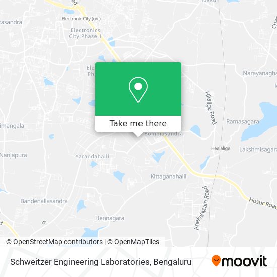 Schweitzer Engineering Laboratories map