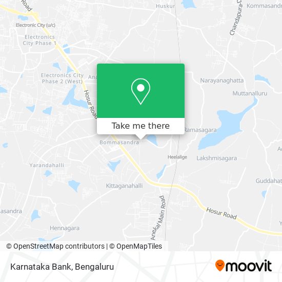 Karnataka Bank map