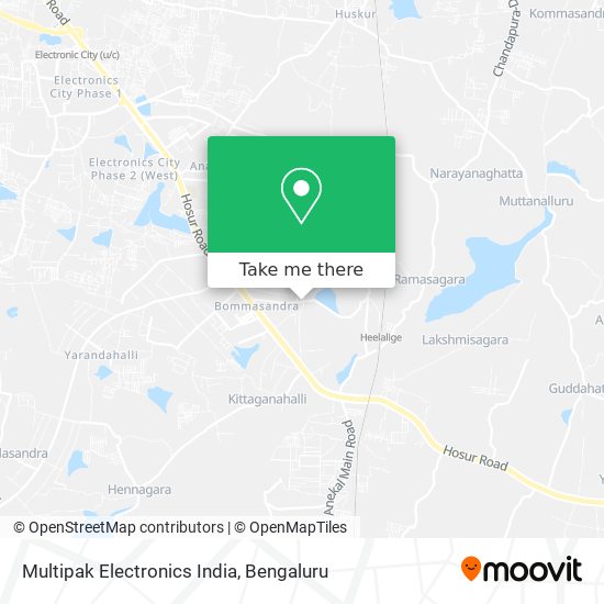 Multipak Electronics India map