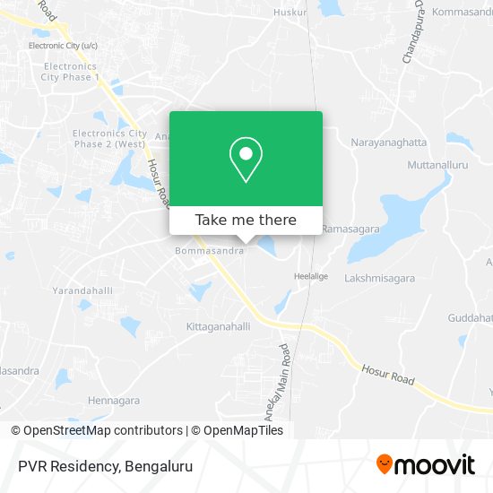 PVR Residency map