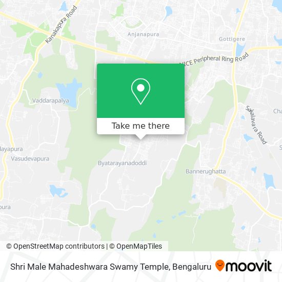 Shri Male Mahadeshwara Swamy Temple map