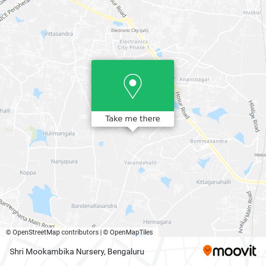 Shri Mookambika Nursery map