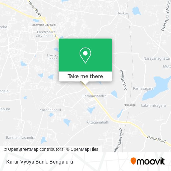 Karur Vysya Bank map