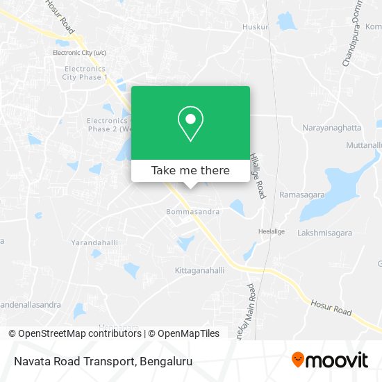 Navata Road Transport map
