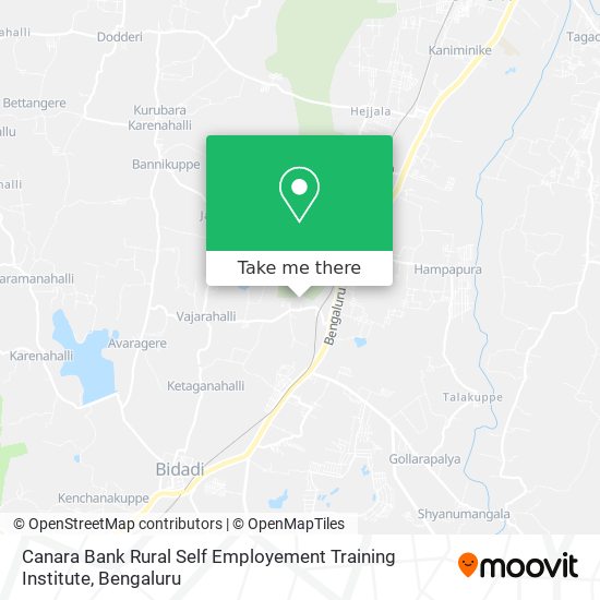 Canara Bank Rural Self Employement Training Institute map