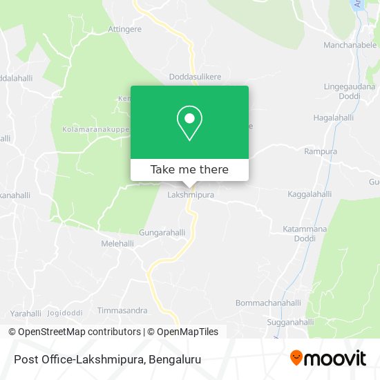 Post Office-Lakshmipura map