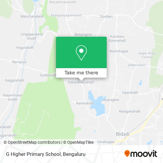 G Higher Primary School map