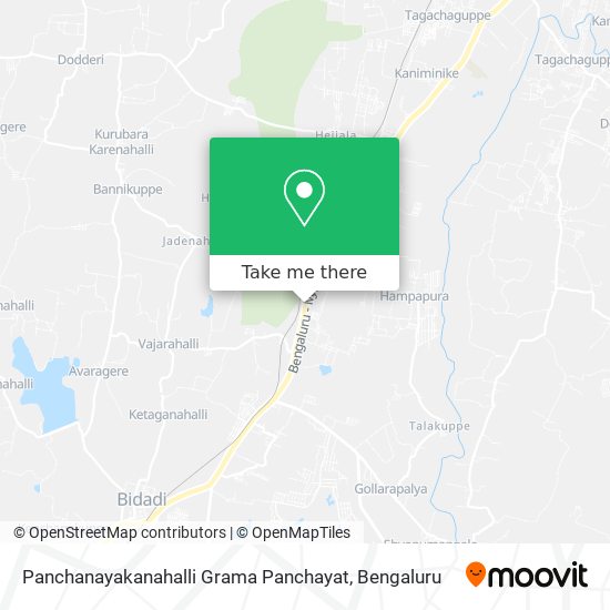 Panchanayakanahalli Grama Panchayat map