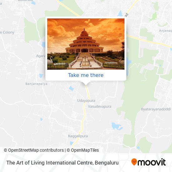 The Art of Living International Centre map