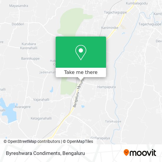 Byreshwara Condiments map