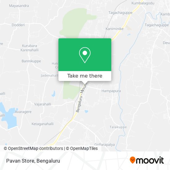 Pavan Store map