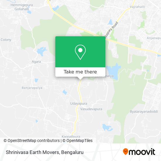 Shrinivasa Earth Movers map