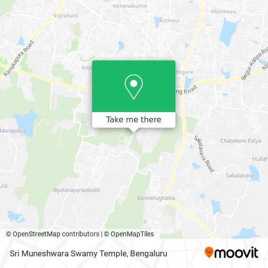 Sri Muneshwara Swamy Temple map