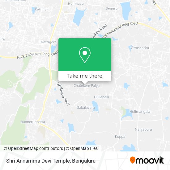 Shri Annamma Devi Temple map