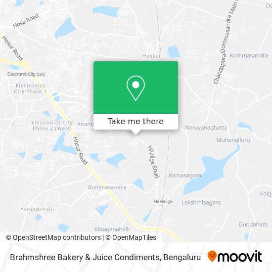 Brahmshree Bakery & Juice Condiments map