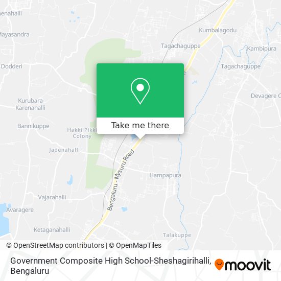 Government Composite High School-Sheshagirihalli map