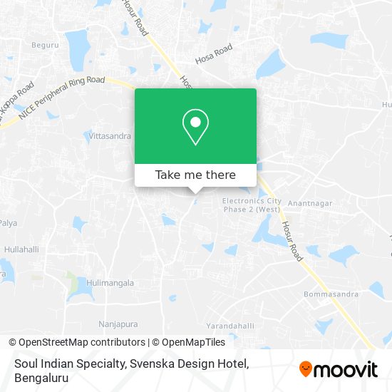 Soul Indian Specialty, Svenska Design Hotel map