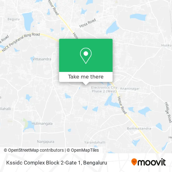 Kssidc Complex Block 2-Gate 1 map