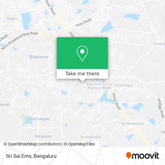 Sri Sai Ems map