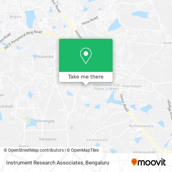 Instrument Research Associates map