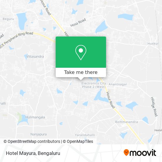 Hotel Mayura map