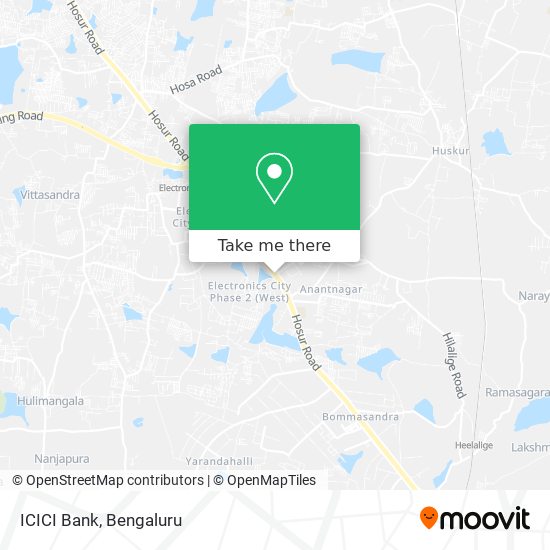 ICICI Bank map