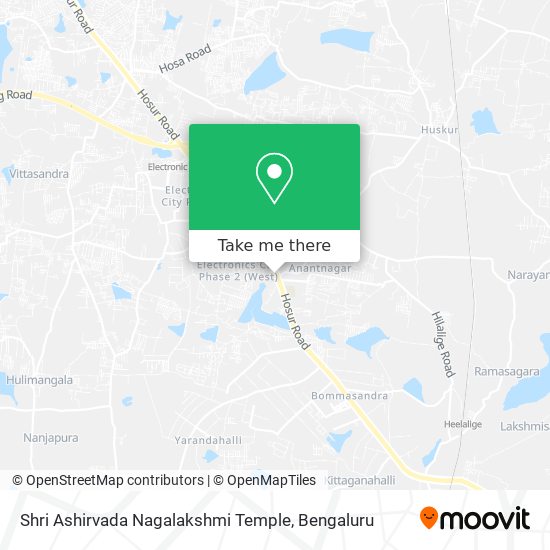 Shri Ashirvada Nagalakshmi Temple map