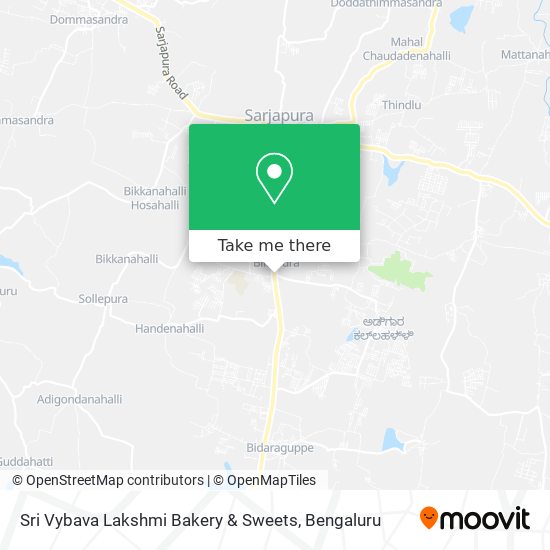 Sri Vybava Lakshmi Bakery & Sweets map
