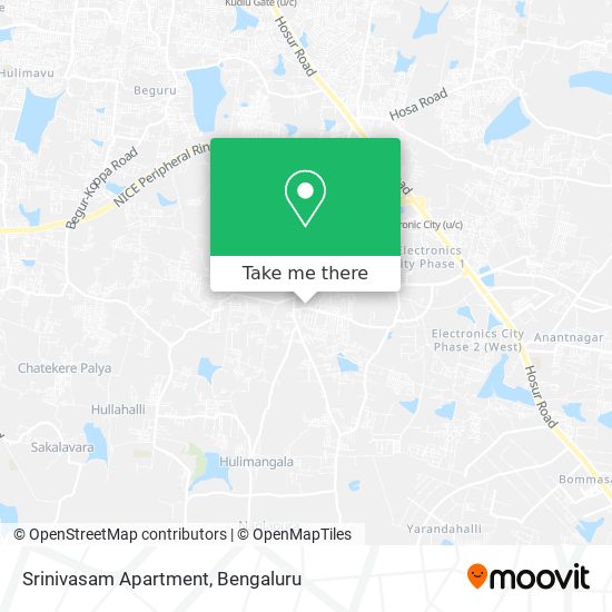 Srinivasam Apartment map