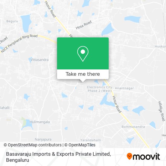 Basavaraju Imports & Exports Private Limited map