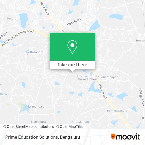 Prime Education Solutions map