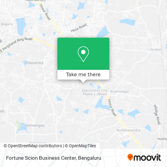 Fortune Scion Business Center map