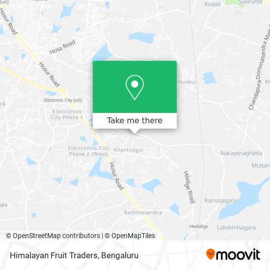 Himalayan Fruit Traders map
