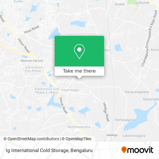 Ig International Cold Storage map