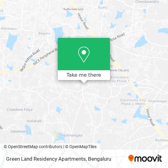 Green Land Residency Apartments map