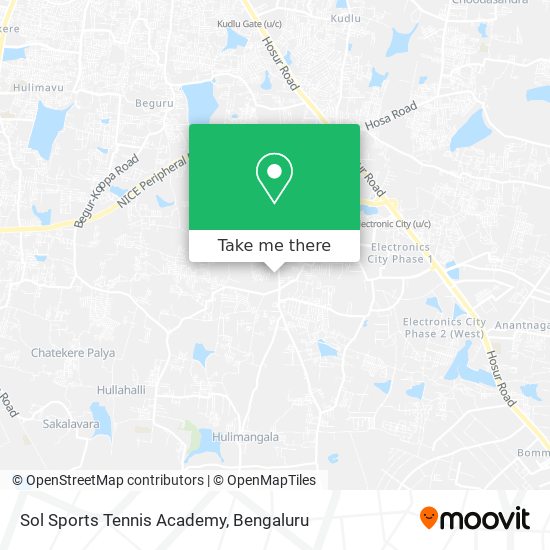 Sol Sports Tennis Academy map