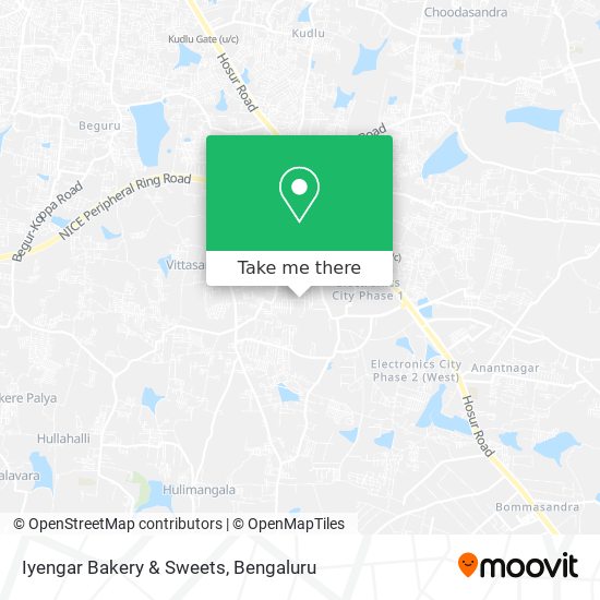 Iyengar Bakery & Sweets map