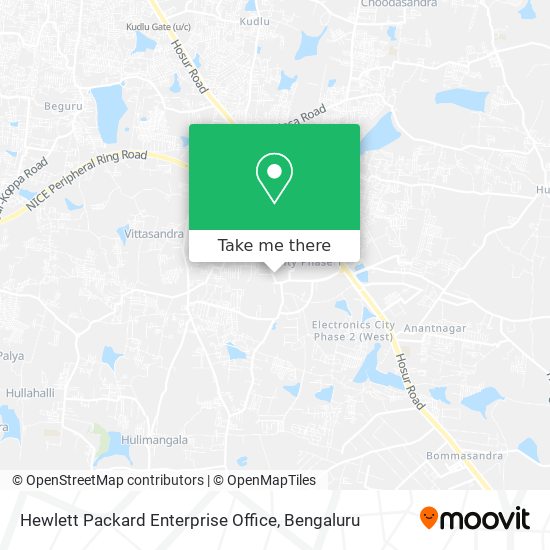 Hewlett Packard Enterprise Office map