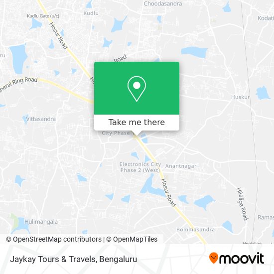 Jaykay Tours & Travels map