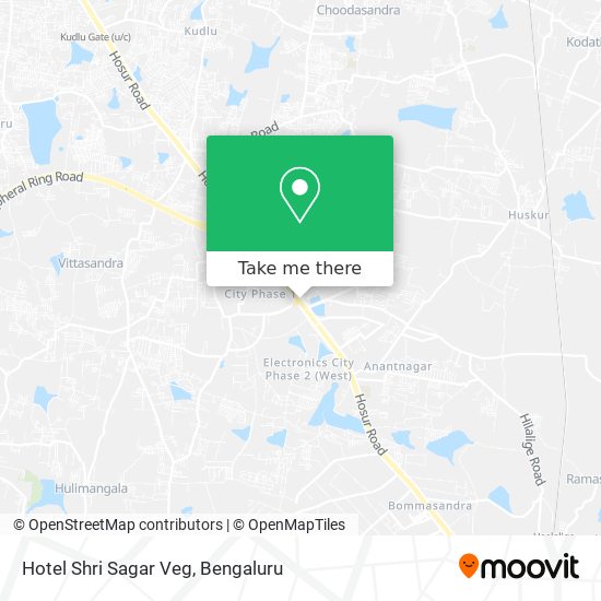 Hotel Shri Sagar Veg map