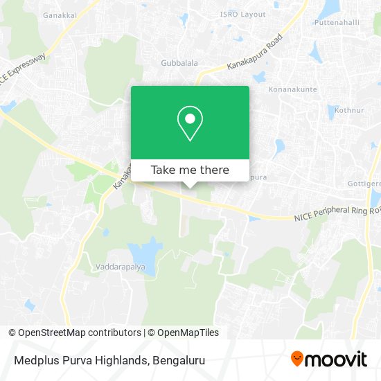 Medplus Purva Highlands map
