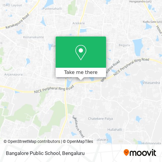 Bangalore Public School map