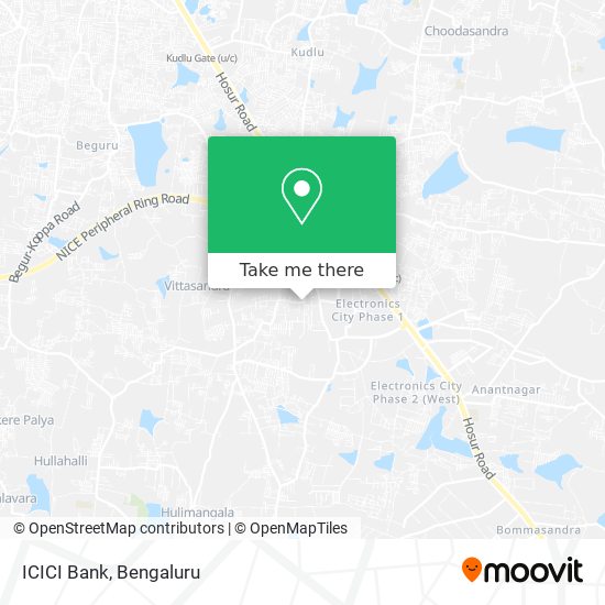 ICICI Bank map