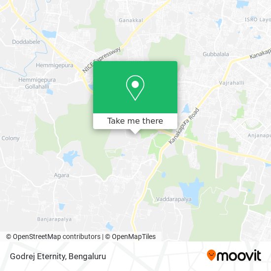 Godrej Eternity map