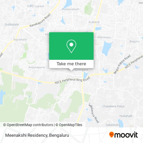 Meenakshi Residency map