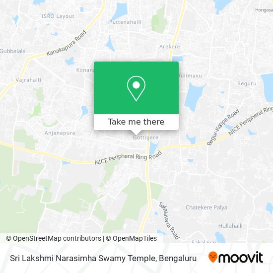 Sri Lakshmi Narasimha Swamy Temple map