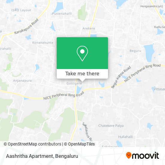Aashritha Apartment map