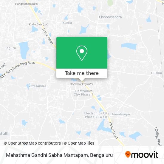 Mahathma Gandhi Sabha Mantapam map